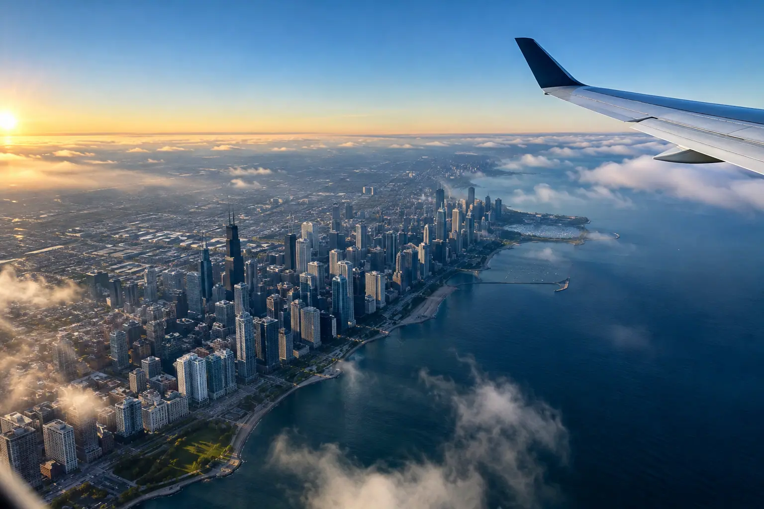 Chicago from the air
