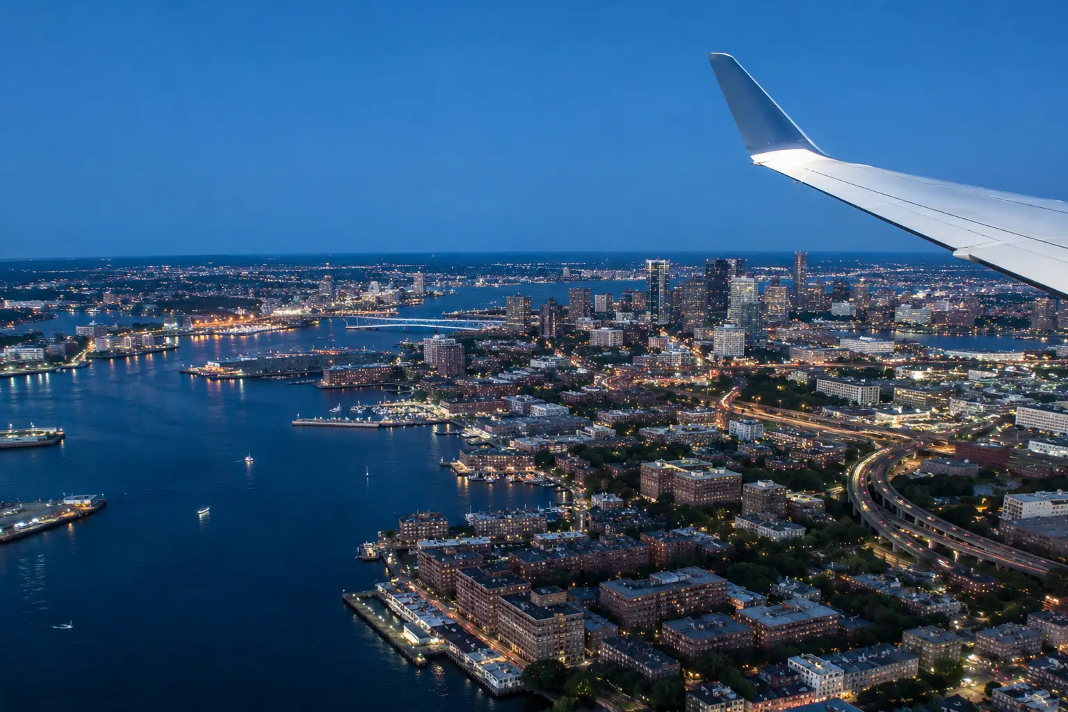 Boston from the air