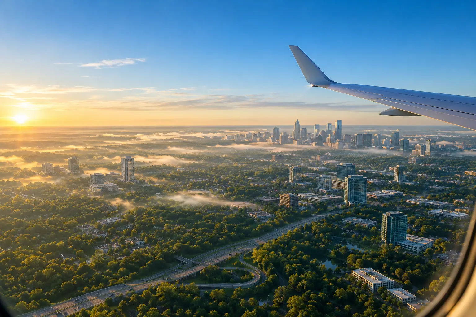 Atlanta from the air